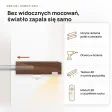 Półka wisząca LED - Orzech