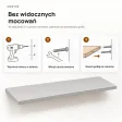 Półka wisząca - Szara