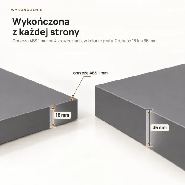 Półka wisząca - Grafit