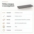 Półka wisząca - Grafit