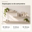 Półka wisząca - Cappuccino