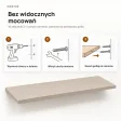 Półka wisząca - Cappuccino