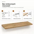 Półka wisząca - Dąb Kamienny