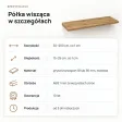 Półka wisząca - Dąb Kamienny