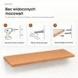 Półka wisząca - Olcha