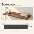 Półka wisząca - Orzech