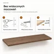 Półka wisząca - Orzech