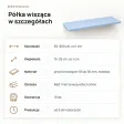 Półka wisząca - Niebieska
