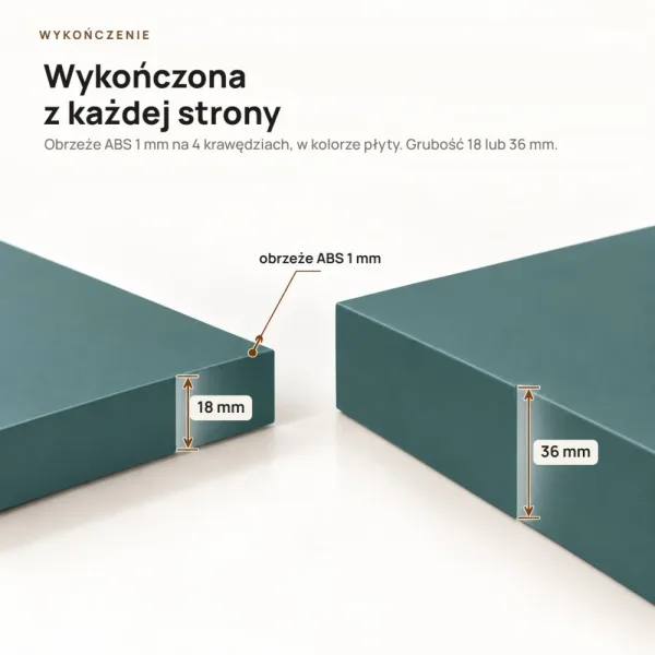 Półka wisząca - Zielona