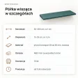 Półka wisząca - Zielona