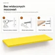 Półka wisząca - Żółta