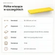 Półka wisząca - Żółta