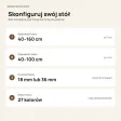 Stół kuchenny z nogami bukowymi - Dąb Kamienny