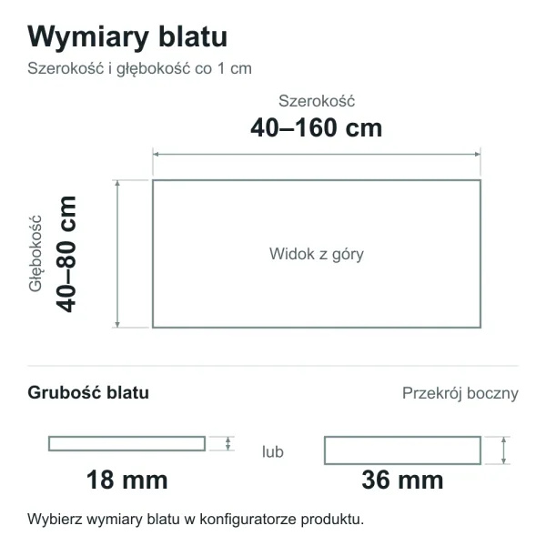 Stolik kawowy - Szary