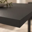 Stół kuchenny z metalowymi nogami - Czarny
