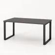 Stół kuchenny z metalowymi nogami - Grafit