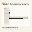 Półka loftowa - Biała