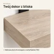 Półka loftowa - Dąb Sonoma