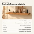Półka loftowa - Dąb Złoty