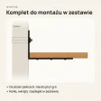 Półka loftowa - Dąb Złoty