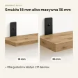 Półka loftowa - Dąb Kamienny