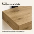 Półka loftowa - Dąb Kamienny