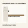 Półka loftowa - Dąb Kamienny