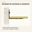 Półka loftowa - Żółta