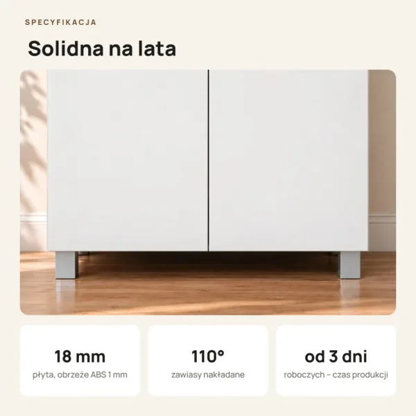 Szafa podwójna - Biała