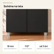 Szafa podwójna - Czarna