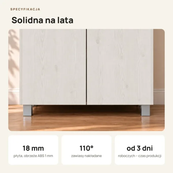Szafa podwójna - Sosna