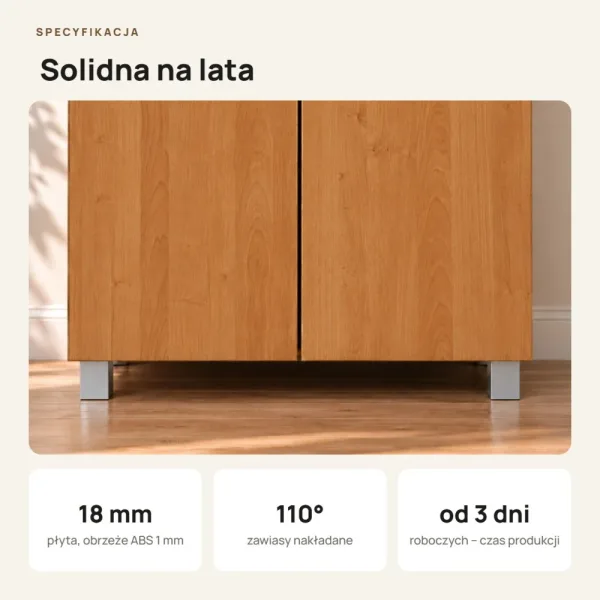 Szafa podwójna - Olcha