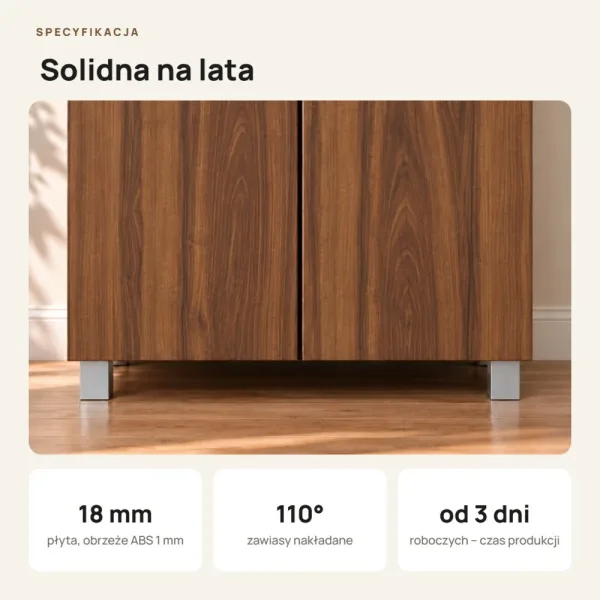 Szafa podwójna - Orzech