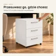 Kontenerek pod biurko - Biały