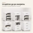Kontenerek pod biurko - Biały