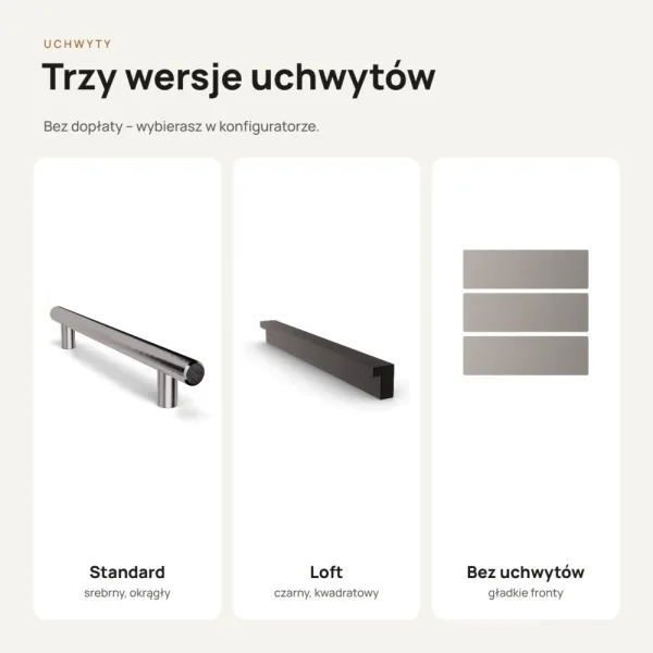 Kontenerek pod biurko - Szary