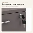 Kontenerek pod biurko - Grafit