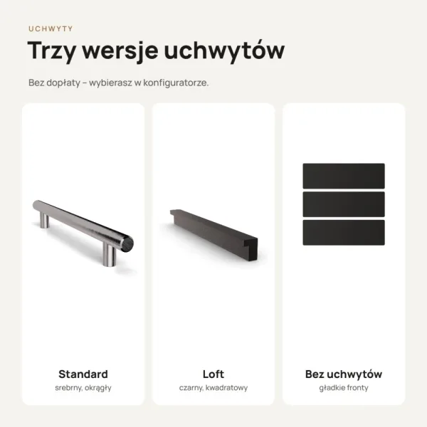 Kontenerek pod biurko - Czarny