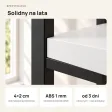 Regał Metalowy Loftowy Industrialny Biały