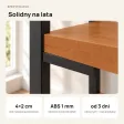 Regał Metalowy Loftowy Industrialny Olcha