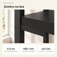 Regał Metalowy Loftowy Industrialny Czarny