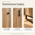 Komoda metalowa Dąb Kamienny - kolekcja Metalove