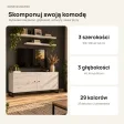 Komoda metalowa sosna - kolekcja Metalove