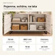 Komoda metalowa sosna - kolekcja Metalove