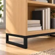 Regał metalowy podwójny buk - kolekcja Metalove