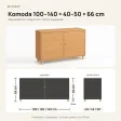 Komoda skandynawska buk - Kolekcja SCANDI