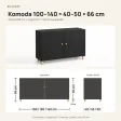 Komoda skandynawska czarna - Kolekcja SCANDI
