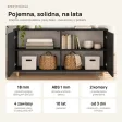 Komoda skandynawska czarna - Kolekcja SCANDI