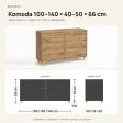 Komoda skandynawska Dąb Kamienny - Kolekcja SCANDI