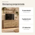 Komoda skandynawska Dąb Kamienny - Kolekcja SCANDI